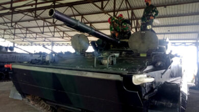 Apel organik Yontankfib 2 Mar. Foto: Munawir - Menkav 2 Mar