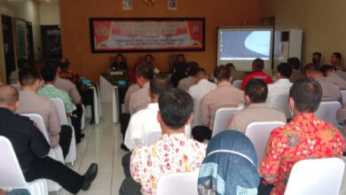 Rakor Eksternal Jelang Nataru di Polres Serang. Foto: Yono