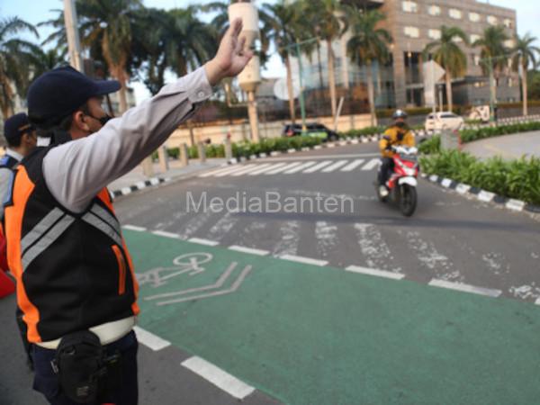 Ilustrasi rekayasa lalu lintas di Jakarta. Foto: Diskominfotik DKI Jakarta