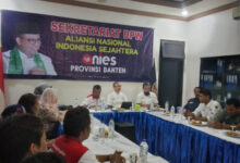 Relawan Anies rapat koordinasi di Banten. Foto: Aden Hasanudin