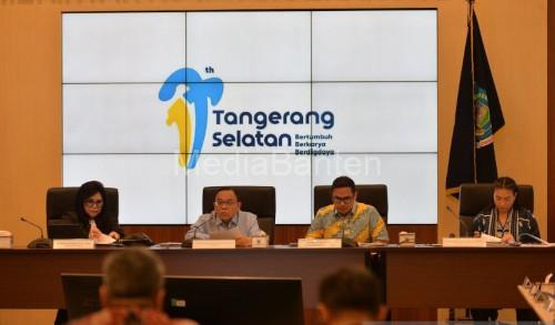 Wakil Wali Kota Tangerang Selatan, Pilar Saga ichsan saat menerima reses Komisi VII DPR RI. Foto Antara