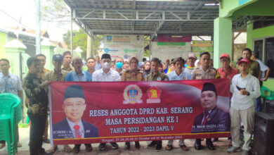 Reses Wakil Ketua DPRD Kab Serang, Imam Gozali. Foto: Aden Hasanudin