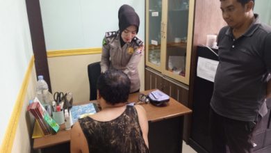 Residivis yang ditangkap karena kembali bisnis narkoba di Serang. Foto: Yono