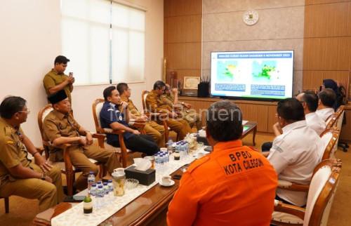 Pemkot Cilegon dan BMKG bahas potensi bencana dan mitigasi cuaca ekstrem. Foto Daeng Yusvin
