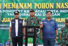 Wali Kota Cilego, Robinsar hadiri HUT TNI AD dan Bulan Menanam Pohon. Foto Daeng Yusvin