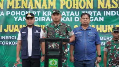 Wali Kota Cilego, Robinsar hadiri HUT TNI AD dan Bulan Menanam Pohon. Foto Daeng Yusvin