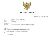 Instruk Wali Kota Cilegon minta bibit pohon. Foto Daeng Yusvin