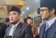 Wali Kota Cilegon, Robinsar dan wakilnya, Fajar Hadi Prabowo. Foto Daeng Yusvin