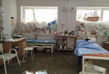 Ruang rumah sakit di Ukraina dihatam arteleri kaliber 150 mm. Foto: MSF