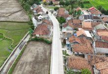 Ruas Jalan Nyapah-Selibu, Kota Serang setelah dikelola DPUPR Banten. Foto: Budi Wahyu Iskandar