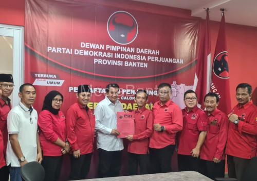 Moch Maesyal Rasyid, Sekda Kab Tangerang lanjut seleksi Bacabup di PDIP Banten. Foto: Iqbal Kurnia