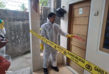 Karyawan pabrik ditemukan jadi mayat di rumah kontrakan di Kampung Saga. Foto Yono