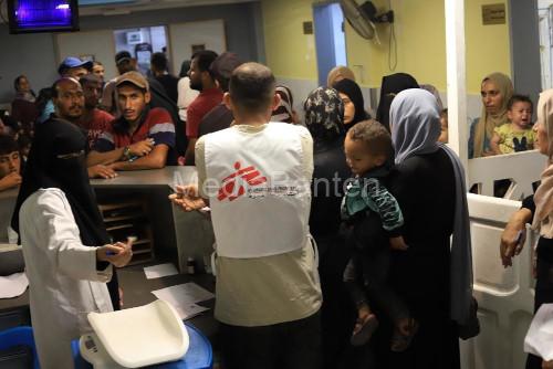 Rumah Sakti Nasser di Gaza Selatan terancam serangan mematikan. Foto: Mariam Abu Dagga/MSF