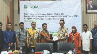 RUPSLB PT ABM, BUMD Pemprov Banten di Setda Banten. Foto: Biro Adpim Banten