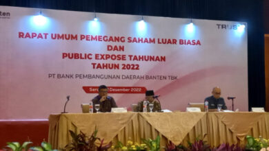 Public Expose RUPSLB Bank Banten. Foto: Aden Hasanudin