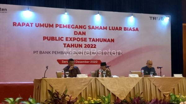 Public Expose RUPSLB Bank Banten. Foto: Aden Hasanudin
