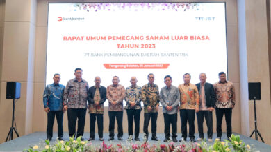 RUPSLB Bank Banten di sebuah hotel di Tangsel. Foto: Humas Bank Banten