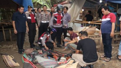 Lokasi arena judi sabung ayam di Jayanti. Foto Antara