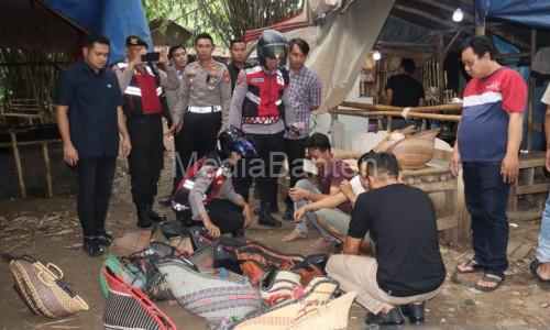 Lokasi arena judi sabung ayam di Jayanti. Foto Antara