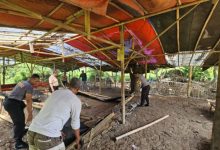 Lokasi judi sabung ayam di Kapung Ilat, Kabupaten Tangerang. Foto: Antara