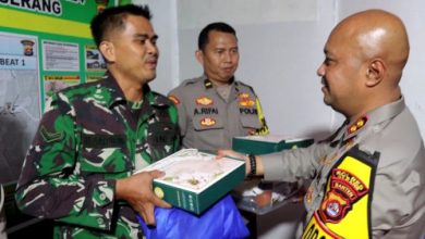 Safari Ramadan terakhir Kapolres Serang, AKBP Condro Sasongko. Foto: Yono