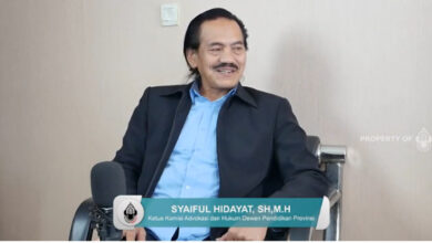 Syaiful Hidayat, Ketua Komisi Advokasi dan Hukum Dewan Pendidikan Banten. Foto: BantenPodcast
