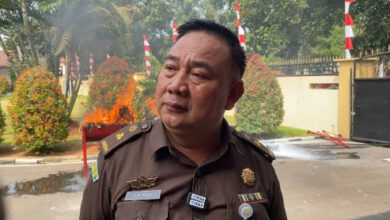 Saimun, Kasi Pengelolaan Barang Bukti dan Rampasan Kejari Kabupaten Tangerang. Foto: Iqbal Kurnia