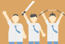 Ilustrasi pelajar bawa senjata tajam. Foto: Istimewa