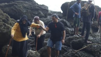 Lokasi Sanghyang Sirah di TN Ujung Kulon, Kabupaten Pandegalng. Foto Nana Amdan