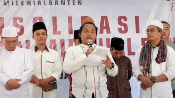 M Asmawi Rofi, Koordinator Santri Milenial Banten for Gibran. Foto: Abdul Hadi