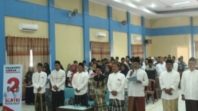 Pimpinan Ponpes, Majelis Taklim membersamai Santri Milenial bertekat menangkan Prabowo - Gibran. Foto: Dok Santri Milenial