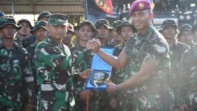 Kunjungan 301 siswa Dikmata TNI AL ke Menkav 2 Mar. Foto: Ahmad Munawir