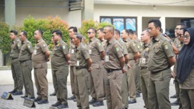 Satpol PP Kota Tangerang. Foto Antara