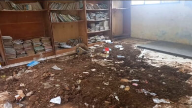 Kerusakan parah ruang perpustakaan SDN Tanjung Ilir, Taktakan, Kota Serang. Foto: Aden Hasanudin