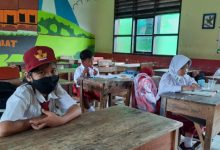 Pelajar SD di Kabupaten Tangerang. Foto: Antara