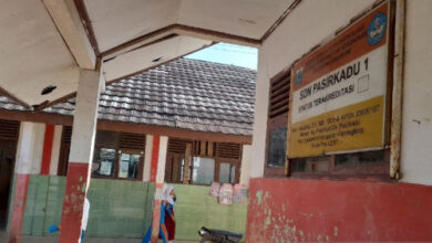 Gedung SDN Pasirkadu 1. Foto: Antara