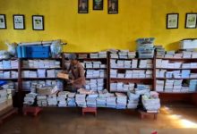 Banjir merendam SDN Pamarican 2 Kota Serang. Foto Antara