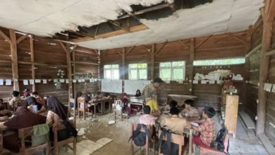 Kondisi memprihatinkan SDN Sorongan II di Pelosok Pandegalng foto Antara