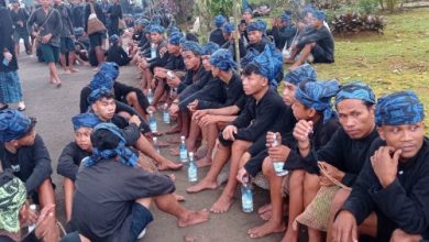 Warga Baduy Dalam dan Baduy Dalam. Foto: Antara