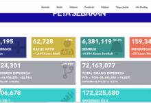 Laporan Satgas Covid 19. Foto: Satgas Covid 19