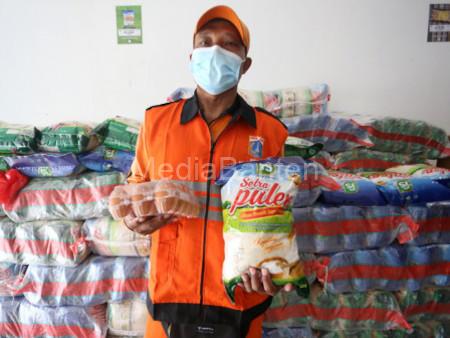 Salah satu gerai atau lokasi penjualan pangan bersubsidi di Jakarta. Foto: Diskominfotik DKI Jakarta