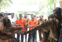 Pengukuhan Serang Jaya FC oleh Walikota Serang, Syafrudin. Foto: Aden Hasanudin