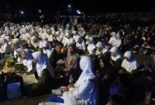 Serang Mengaji di Alun-alun Kota Serang. Foto Antara