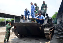 Survei dan verifikasi kelayakan operasinal Ranpur Yonranratfib 2 Mar. Foto: Ahmad Munawir - Menkav 2 Mar.