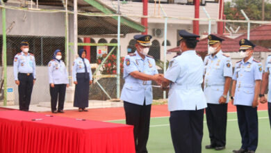 Sertijab Kepala Lapas Kelas IIA Serang. Foto: Aden Hasanudin