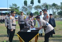 Kapolres Serang, AKB Wiwin Setiawan pimpin Sertijab. Foto: Yono