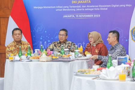 Pj Gubernur DKI Jakarta, Heru Budi Hartono gelar HLM TPID. Foto: Diskominfotik DKI Jakarta
