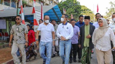 Pj Gubernur DKI Jakara, Heru Budi Hartono kujungi Rusun Marunda. Foto: Diskominfotik DKI Jakarta