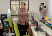 Sidak Kapolres Serang, AKBP Yudha Satria. Foto: Yono