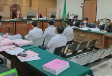 Sidang Korupsi Pajak Kendaraan di PN Tipikor Serang. Foto: BR